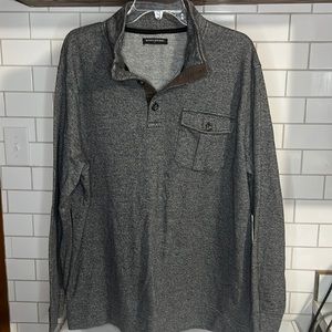 Banana Republic Shirt Mens Sz 2X Henley Long Sleeve Pullover Sweatshirt